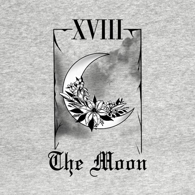 The Moon (W) by tokyorosetattoo